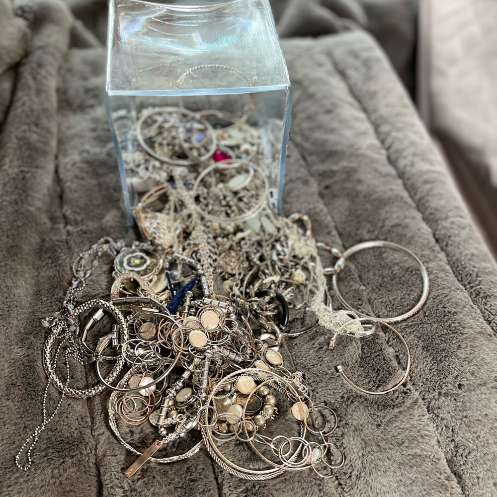 Fun silver costume jewelry